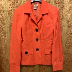 Julie Mitchell orange blazer